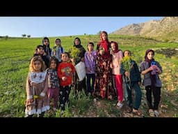 Picking Wild Herbs and Cooking a Traditional Meal with Farideh and Her Kids