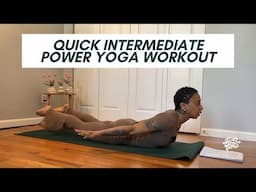 Quick Intermediate Power Yoga Workout | 10 Minutes