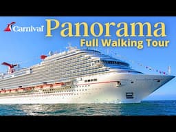 Carnival Panorama Cruise Ship Full Tour & Review 2025 (Popular Carnival Cruise Ship)