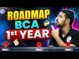 BCA 1st year Roadmap for Coding and Placements Like B.Tech students in 2025 | BCA Roadmap