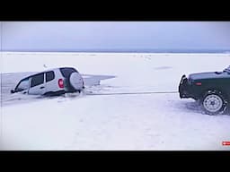 Icy Road Madness Caught on Camera