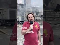 The aftermath of a massive Russian missile atack on Kyiv