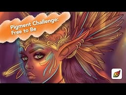 Pigment Creativity Challenge June 2025 | Free to Be
