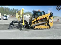 CAT 265 Compact Track Loader ( skid steer ) with GB124 Grader Blade