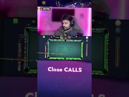 Close Calls 😥 8 ball pool gamingiwthk #gamingwithk #8ballpool #trickshots #closecalls