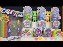 CARE BEARS UNBOXING SPECIAL! Peel N Reveal Rainbow Shine Collectible Figure with care coins NEW