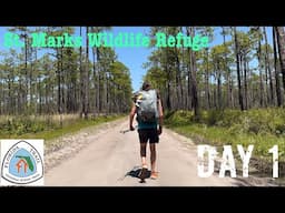 Backpacking/Thru-Hiking St. Marks Wildlife Refuge on the FLORIDA TRAIL | Day 1