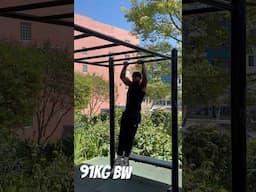 91KG Slow muscle up