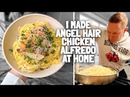 I've never made Angel Hair Chicken Alfredo from scratch.