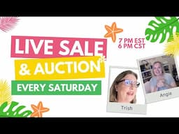 Angie's LIVE SALE & AUCTION | with Nana Tink | Every Saturday Great Deals Giveaways More