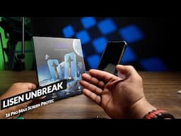 LISEN UNBREAK TOP 9H+ Glass for iPhone 16 Pro Max