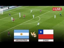 🔴Live : Argentina vs Chile I FIFA World Cup 2026 Full Match Live  Today I eFootball Pes 21 Gameplay