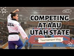 My first Taekwondo competition of the season! (AAU Utah State vlog)