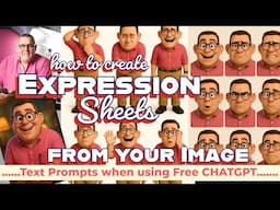 How to Create Expression Sheets from Your Image Using Text Prompts in ChatGPT