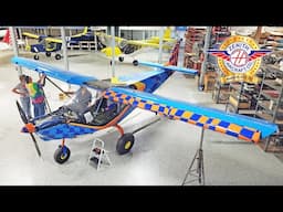 Attaching the Wings to the Fuselage: Homebuilt Zenith STOL CH 750 light sport utility kit airplane