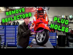 Remove and Plug the Reflector Holes on a Vespa Primavera or Sprint