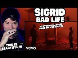 Metal Vocalist First Time Reaction - Sigrid, Bring Me The Horizon - Bad Life
