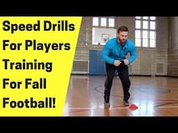 The BEST Football Speed Training Drills To Make You As Faster As POSSIBLE!
