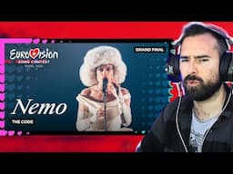 Vocal Coach Reacts - Nemo - The Code Opening Act at the Grand Final Eurovision 2025  #UnitedByMusi