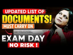 NEET 2025 REVISED List of Documents✅ | Must Carry on Exam Day - No Risk!