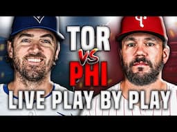 TORONTO BLUE JAYS vs. PHILADELPHIA PHILLIES - LIVE Play By Play (June 13 2025)