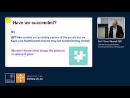 Ethics in AI Colloquium - Provably Beneficial Artificial Intelligence, with Prof Stuart Russel