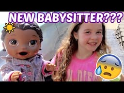 BABY ALIVE has to LEAVE the PARK! The Lilly and Mommy Show! FUNNY KIDS SKIT!