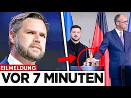 VOR 3 MINUTEN! JD Vance stellt Merz & Kiew ein Ultimatum – Merz gerät in Schwierigkeiten!