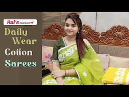 Daily Wear Cotton Sarees Collection (14JUM)