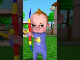 Archery fun #Challenge with #BabyTaku #funny #kidsfun #kidsvideo #babytoyshow #kidsshorts