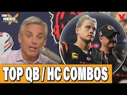 Colin Cowherd RANKS NFL QB & head coach duos + Caleb Williams & Shedeur Sanders reactions | THE HERD