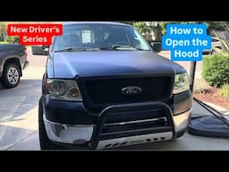 HOW TO OPEN THE HOOD ON A FORD F150