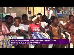 ODODODIODIO MP DONATES SCHOOL ITEMS TO BECE CANDIDATES