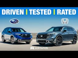 Which Is the Best Hybrid SUV? Honda CR-V Hybrid vs. Subaru Forester Hybrid