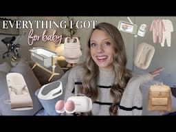 Everything I bought for baby! Baby shower haul and essentials