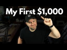 How I Made My First $1,000 From My Studio