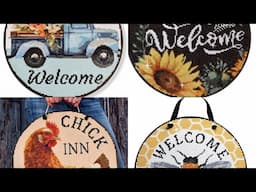 Yes! YOU Can Make A Wreath With A Diamond Painting From Barn Star Art!!!