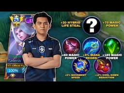 THANK YOU TLPH KARLTZY FOR THIS SELENA NEW ITEM BUILD (100% TRUE DMG) | SELENA NEW BUILD 2025 - MLBB