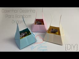 Caixinha Coelho Para Bombom Origami Dobradura {DIY}