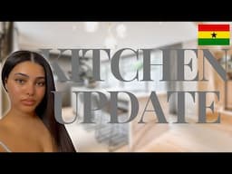 DREAM HOME RENOVATION IN GHANA VLOG EP 10 | Stunning Kitchen Update & Decor Reveal! 🇬🇭