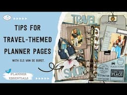 Tips for Creating Travel-Themed Planner Pages