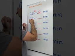 Transformando FRAÇÃO DE HORA em MINUTOS rapidamente!