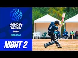 🔴 ECSN Belgium, 2025 | Night 2 | 29 Apr 2025 | T10 Live Cricket | European Cricket