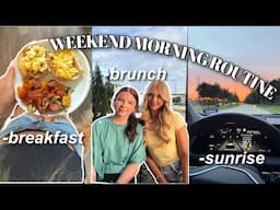 my weekend morning routine