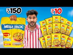 ₹150 Big Maggi  vs  ₹150 Small Maggi || किसमे ज़्यादा मैगी निकलेगी ?