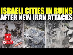 LIVE: Iran Reduces Israeli Cities To Rubble; Second Wave of Attacks In A Single Day | Watch