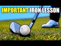 IMPORTANT IRON LESSON - How To Compress Your Irons (Simple Golf Tips)