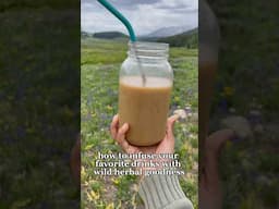 foraged herbal drink recipe #foraging #herbalwellness  #herbalmedicine #naturalliving #herbalism
