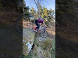HITTING A NEW PRO TRAIL! 💥 #biking #mtb #bikes #fail #emtb