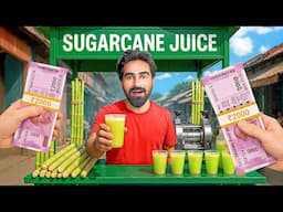 Selling Sugarcane Juice For 1 Day | गन्ने का जूस बेचने पर कितने पैसे मिलेंगे 🤑
